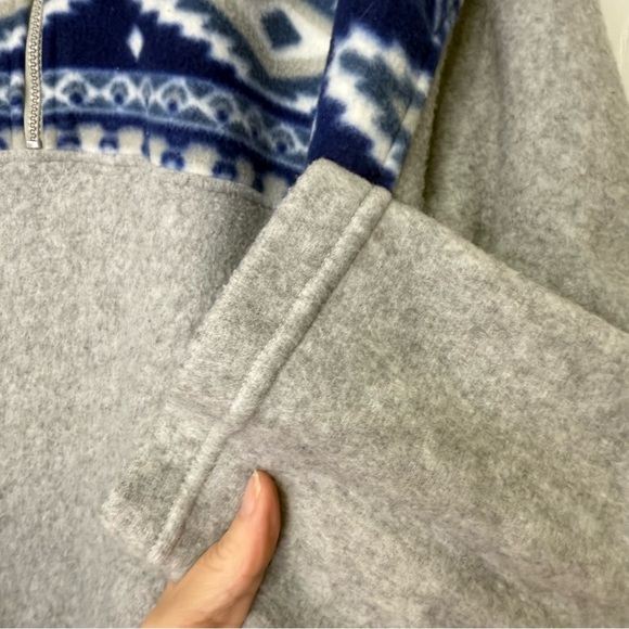 Vintage 90’s North West Blue Fleece pull over shirt size Large - Picture 6 of 9